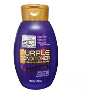 Pro Silk Salon Purple Conditioner With Coconut Oil & Shea Butter 14 Fl Oz